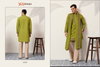 Ethnic Drape by Shubhvastra Viscose Silk Mens Kurta With Dupatta Wholesalers In Surat
